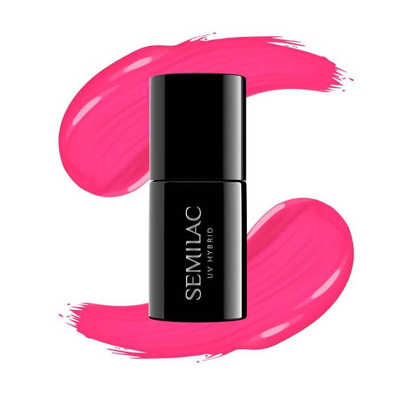 Esmalte semipermanente Semilac - 007 Pink Rock - 7ml