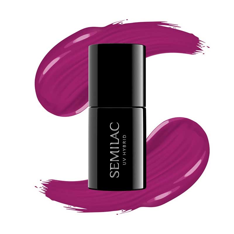 Esmalte semipermanente Semilac - 012 Pink Cherry - 7ml