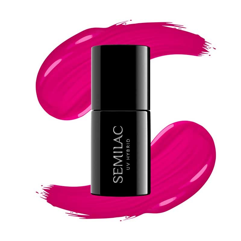 Esmalte semipermanente Semilac - 082 Luminous Cyclamen - 7ml