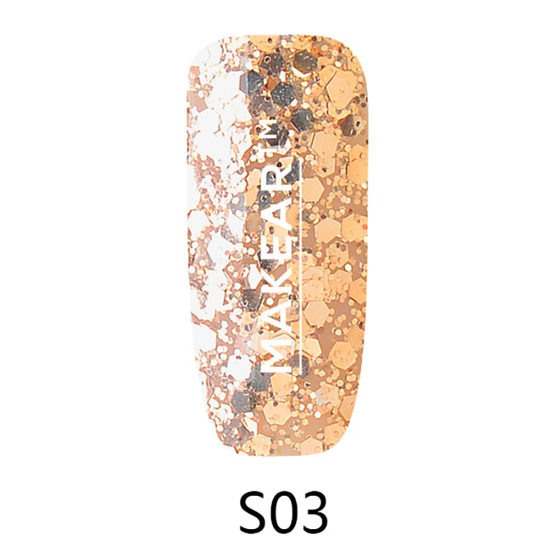 MAKEAR Esmalte semipermanente - 20 Diamond - 8ml