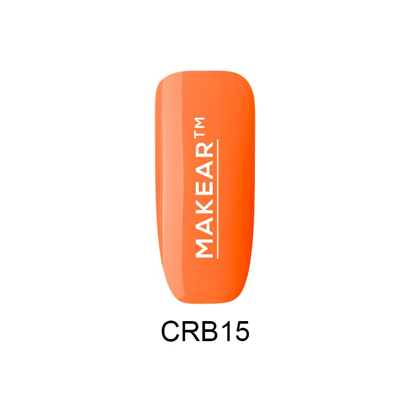 MAKEAR Base Rubber Color Juicy - CRB15 Sparking Orange - 8ml