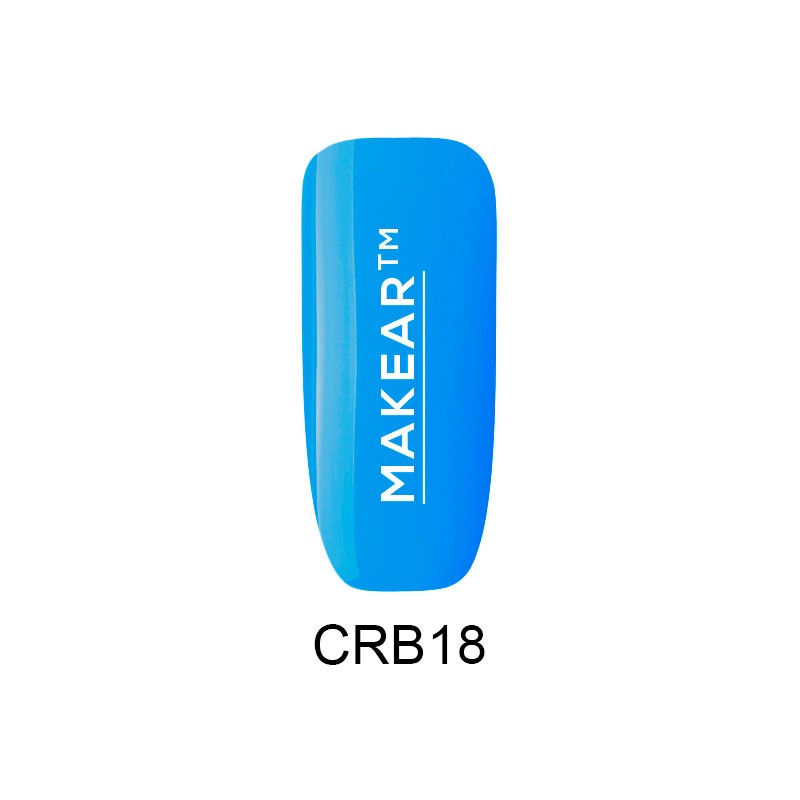 MAKEAR Base Rubber Color Juicy - CRB18 Lagoon Blue - 8ml