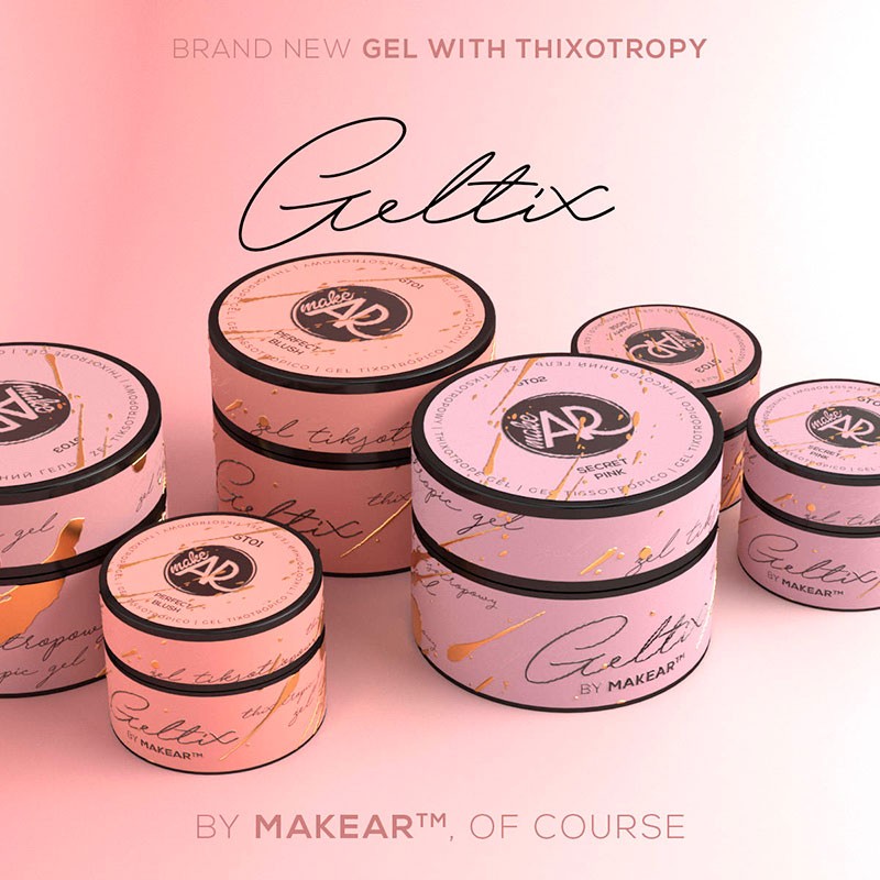 MAKEAR Gel tixotrópico Geltix - GT03 Creamy Rose - 15 ml