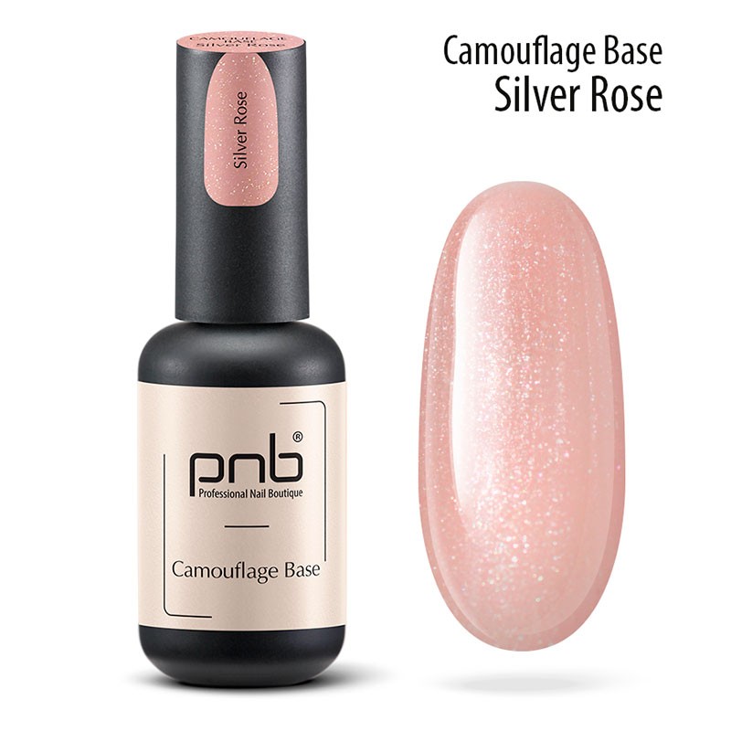 PNB Base Rubber Camouflage - Silver Rose - 8ml