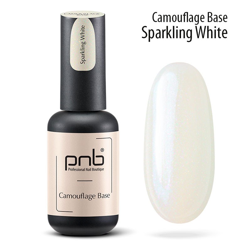 PNB Base Rubber Camouflage - Sparkling White - 8ml