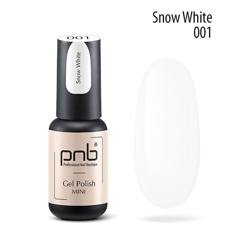 PNB Esmalte semipermanente mini - 001 Snow White - 4ml