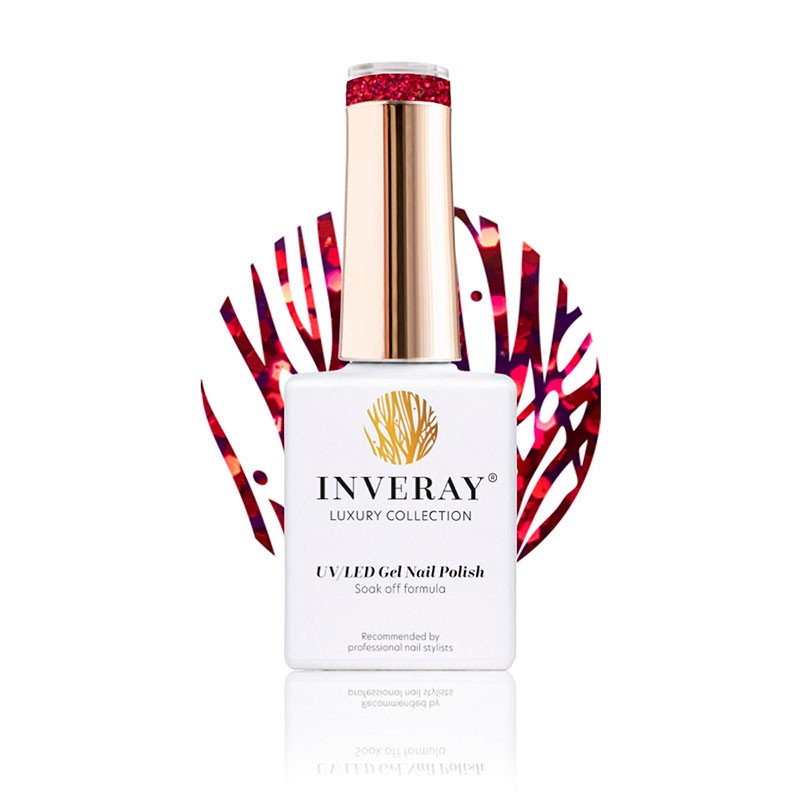 INVERAY Esmalte semipermanente - Nº 083 Cranberry - 10ml