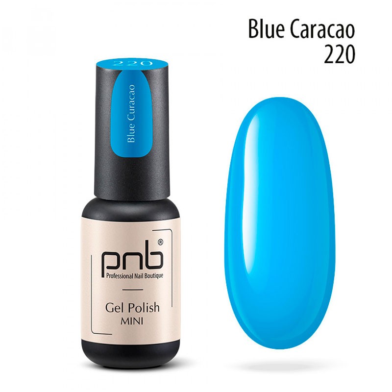 PNB Esmalte semipermanente mini - 220 Blue Caracao - 4ml
