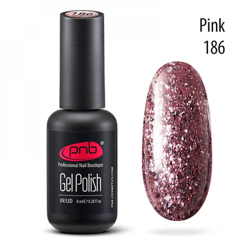 PNB Esmalte semipermanente - 186 Pink - 8ml