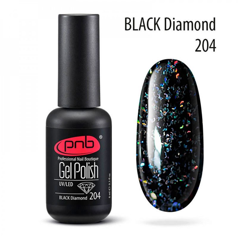 PNB Esmalte semipermanente - 204 Black Diamond - 8ml