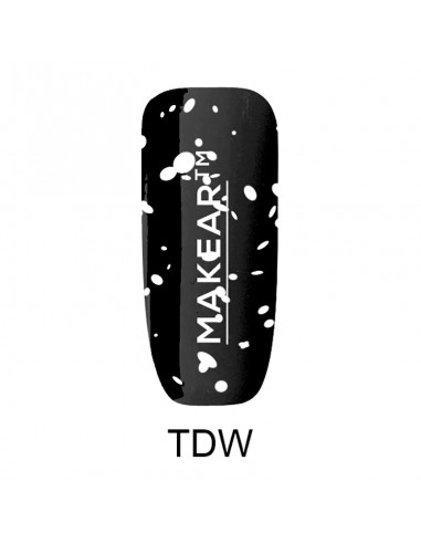 MAKEAR Top Coat No Wipe - White Dots...