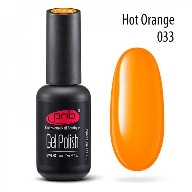 PNB Esmalte semipermanente - 033 Hot Orange - 8ml