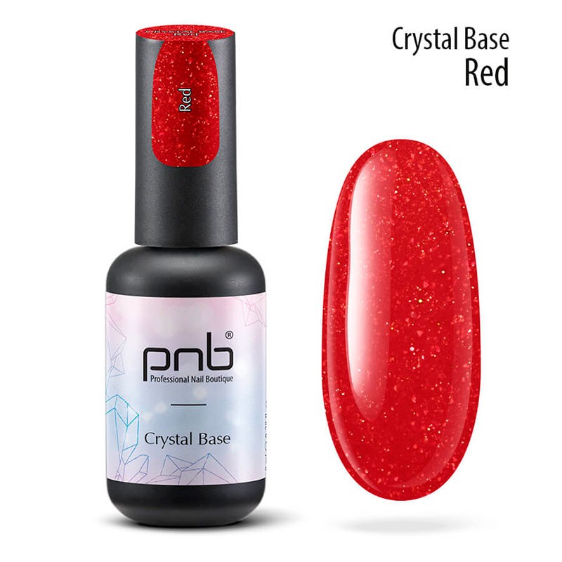 PNB Base rubber Crystal - Red - 8ml