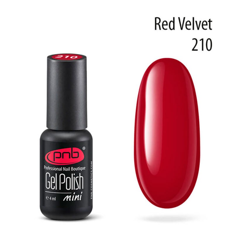PNB Esmalte semipermanente mini - 210 Red Velvet - 4ml