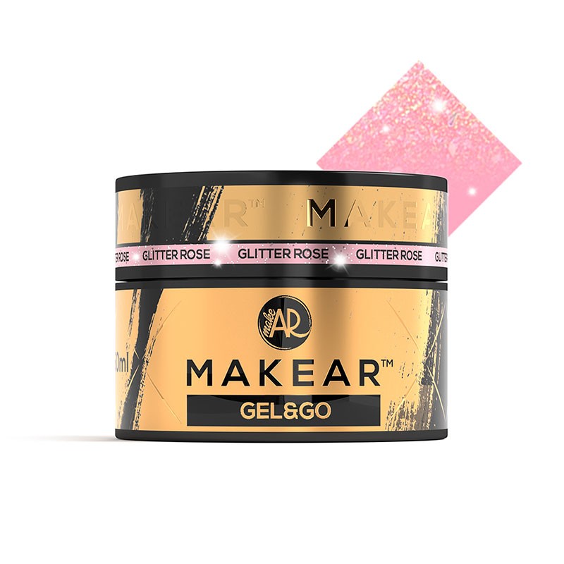 MAKEAR Gel Gel&Go - GG23 Glitter Rose - 50ml