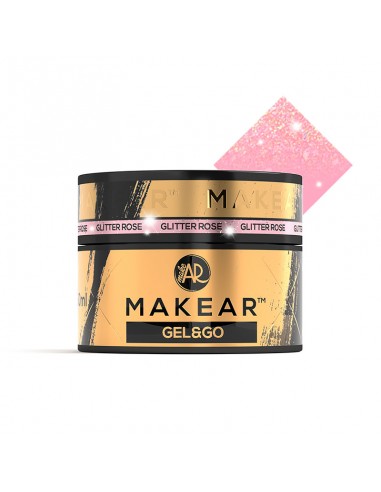 MAKEAR Gel Gel&Go - GG23 Glitter Rose...