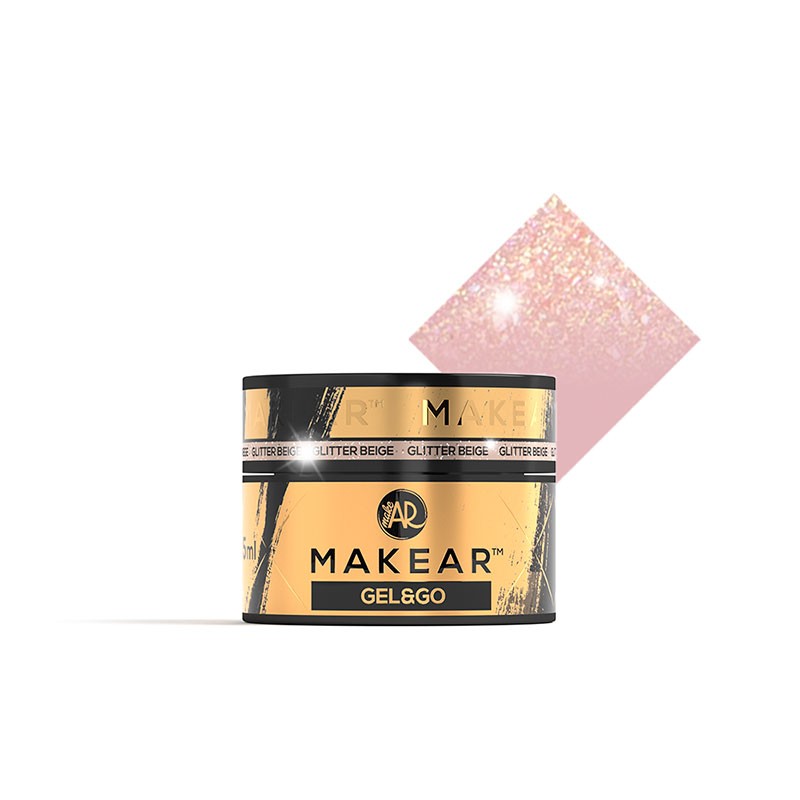 MAKEAR Gel Gel&Go - GG25 Glitter Beige - 15ml