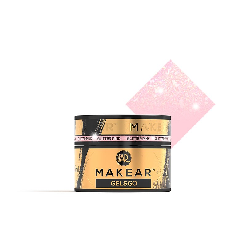 MAKEAR Gel Gel&Go - GG22 Glitter Pink - 15ml