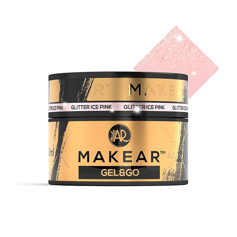 MAKEAR Gel Gel&Go - GG21 Glitter Ice Pink - 50ml
