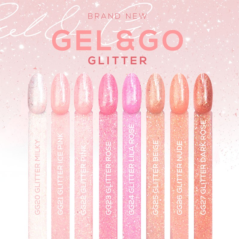 MAKEAR Gel Gel&Go - GG25 Glitter Beige - 15ml