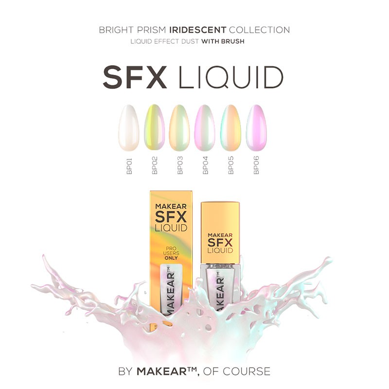 MAKEAR Polvo líquido SFX - Bright Prism BP06 - 5ml