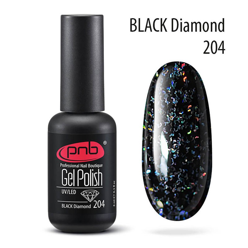 PNB Esmalte semipermanente mini - 204 Black Diamond - 4ml