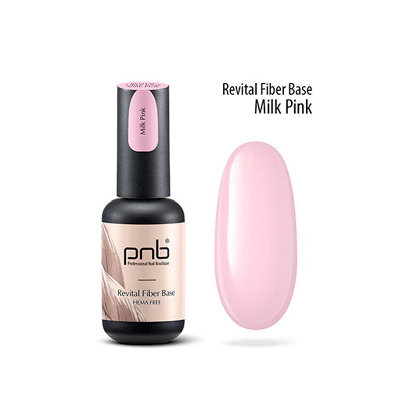 PNB Base Revital Fiber - Milk Pink - 8ml