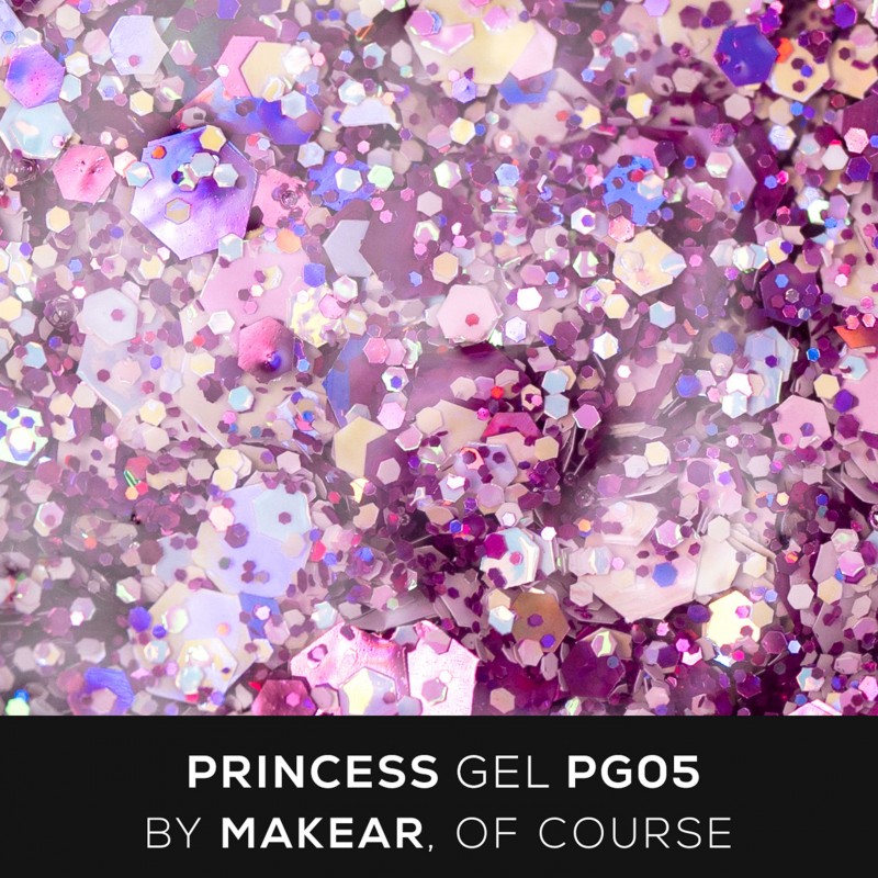 MAKEAR Gel para decoración Princess - 04 Violet - 5ml