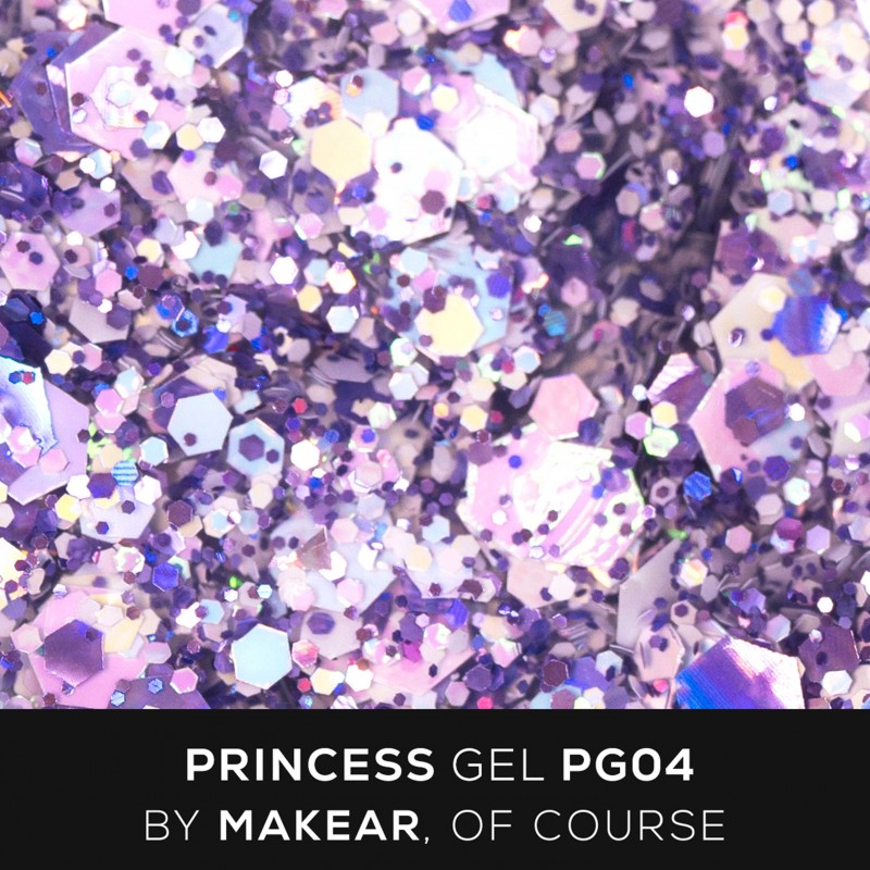 MAKEAR Gel para decoración Princess - 03 Blue - 5ml