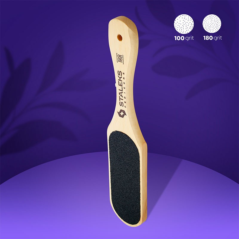 STALEKS Raspador de madera para pies - BeautyCare 10 - Tipo 1 - 100/180