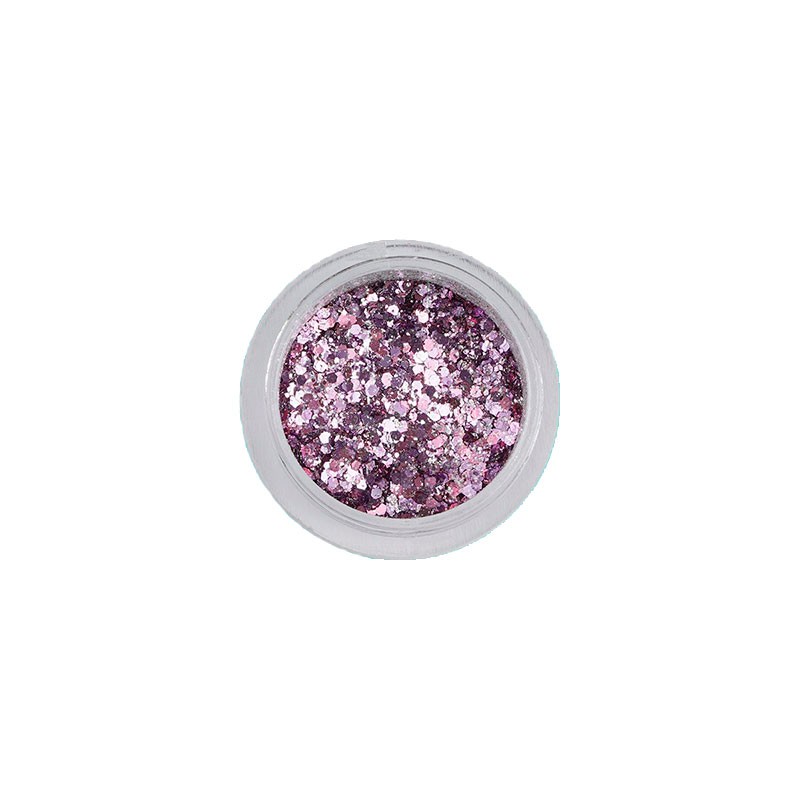 Purpurina para decoración de uñas Hi Hybrid - 508 Pink Glitter