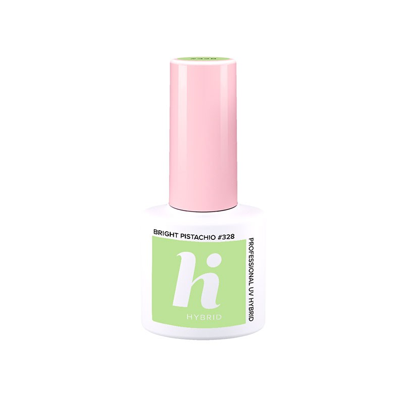 Esmalte semipermanente 5ml hi Hybrid - 328 Bright Pistachio