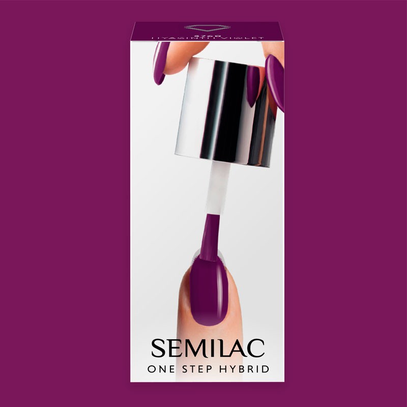 Esmalte semipermanente One Step Semilac - S685 Pink Purple - 5ml