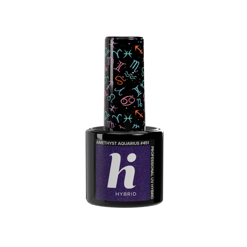 Esmalte semipermanente 5ml hi Hybrid - 451 Amethyst Aquarius